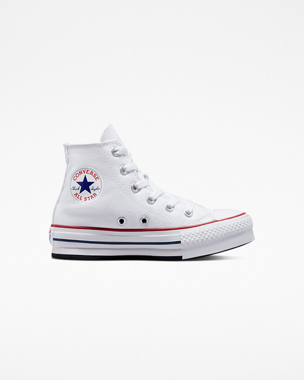 Converse Chuck Taylor All Star Lány Tornacipő Fehér Sötétpiros Sötétkék | Magyarország-5907