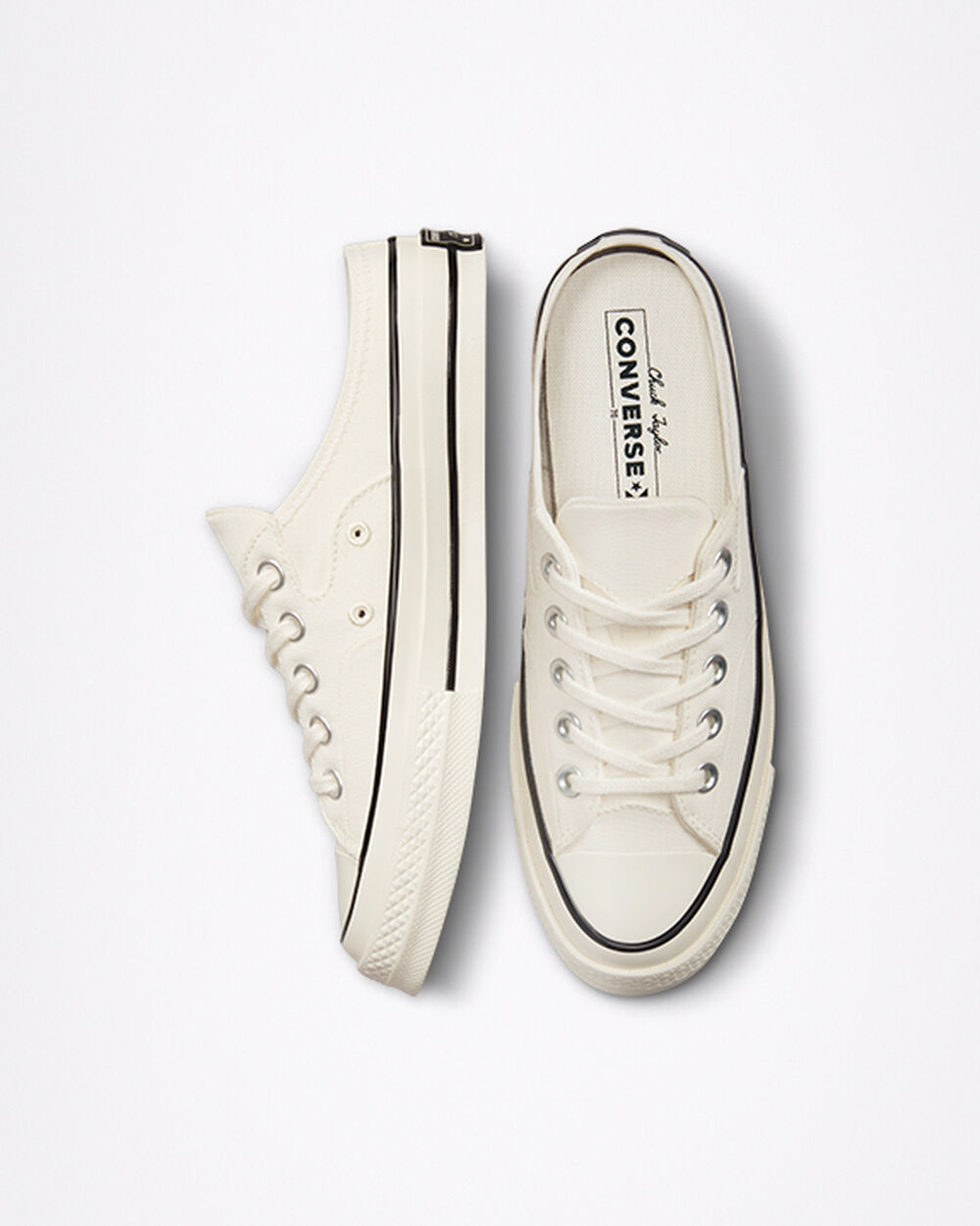 Converse Chuck 70 Férfi Mule Fehér Fekete | Magyarország-47860