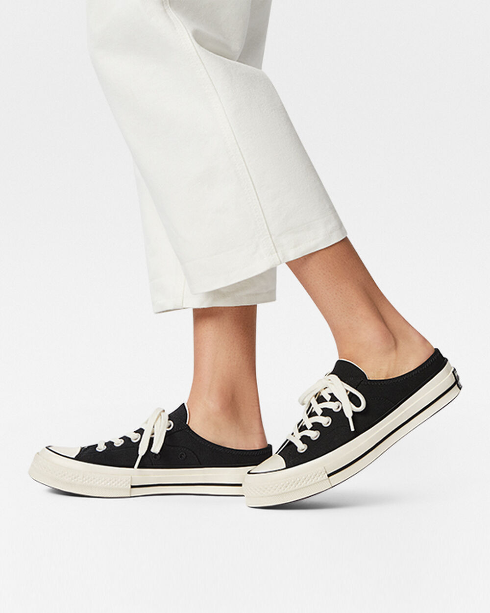 Converse Chuck 70 Férfi Mule Fekete Fehér | Magyarország-38674