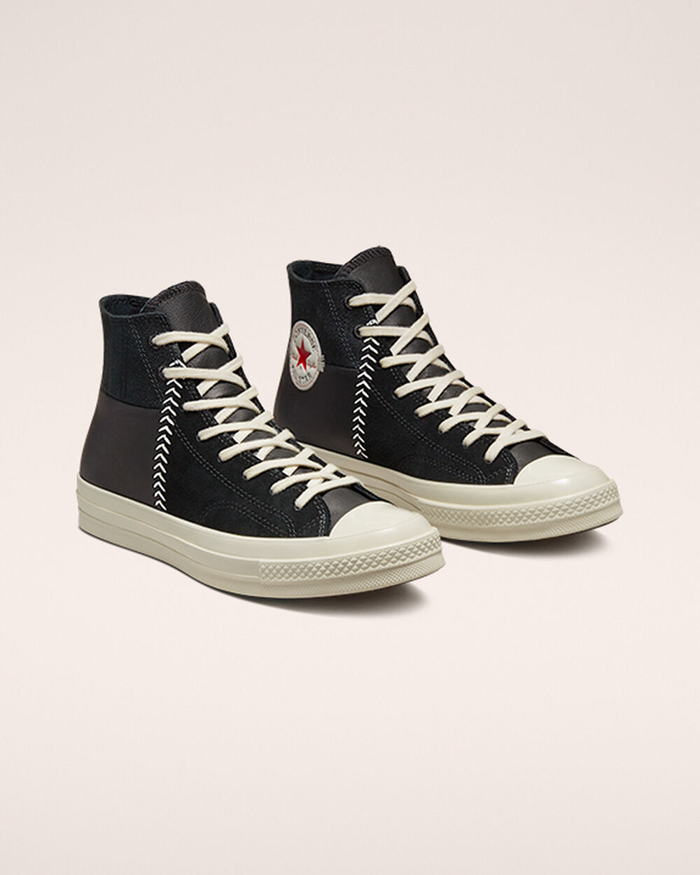 Converse Chuck 70 Férfi Tornacipő Fekete Fehér Piros | Magyarország-14729