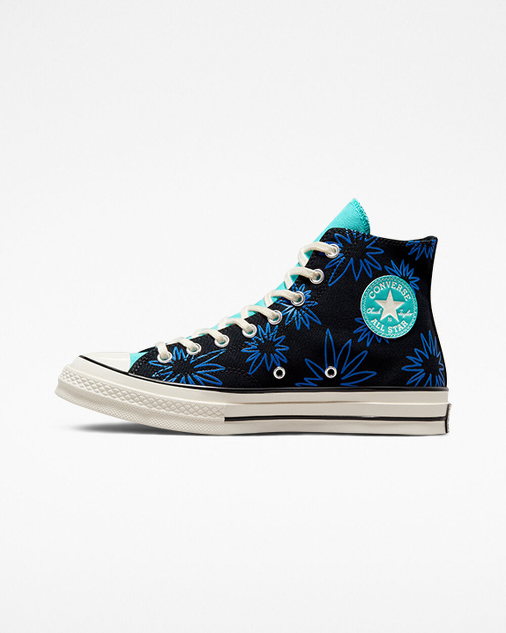 Converse Chuck 70 Férfi Tornacipő Fekete Világoskék Türkiz Királykék | Magyarország-7103