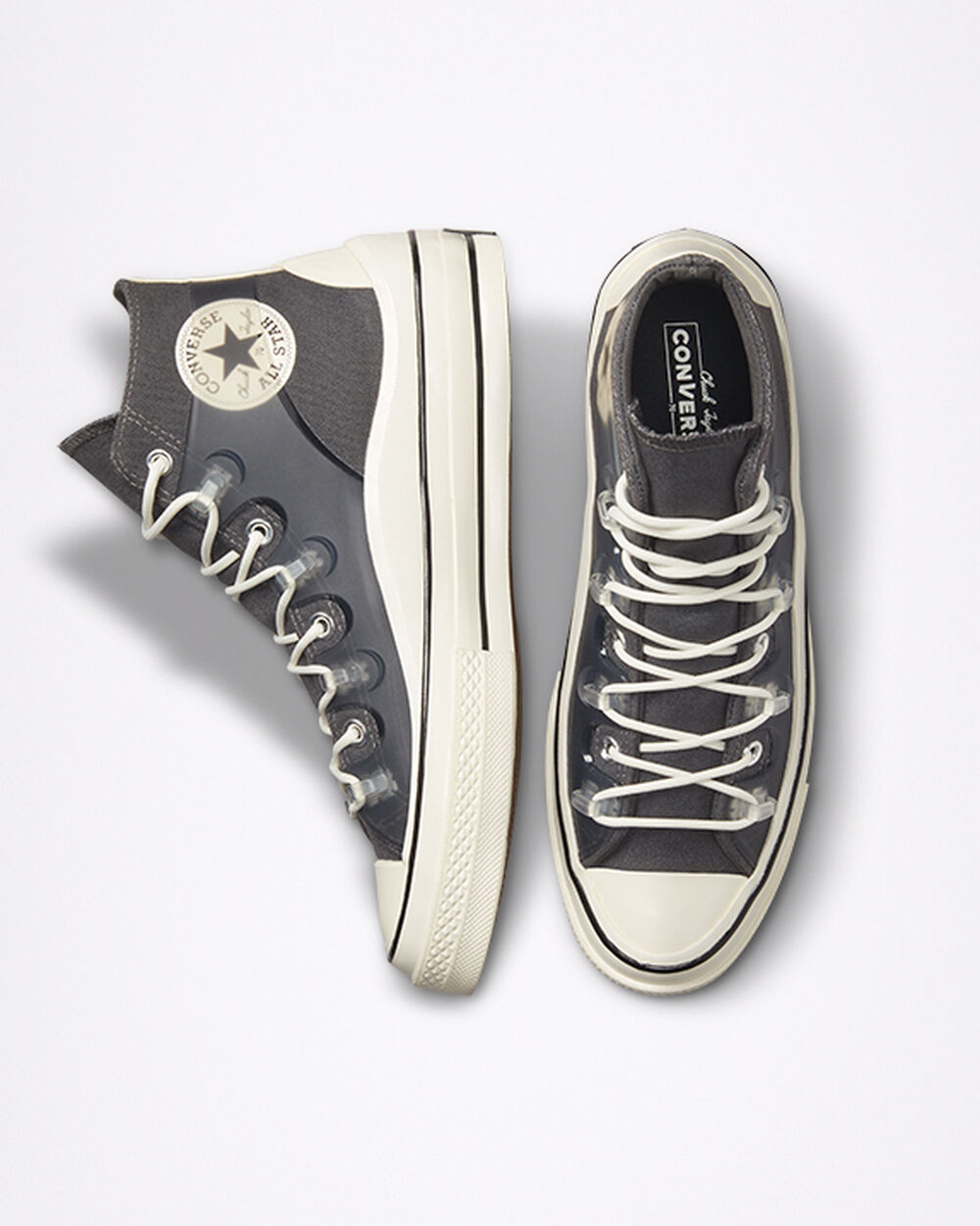 Converse Chuck 70 Férfi Téli Csizma Fekete Fehér | Magyarország-7619