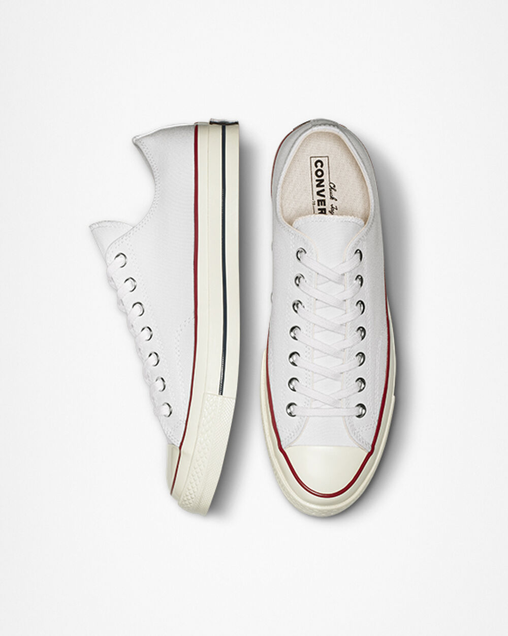 Converse Chuck 70 Női Tornacipő Fehér Sötétpiros | Magyarország-1392