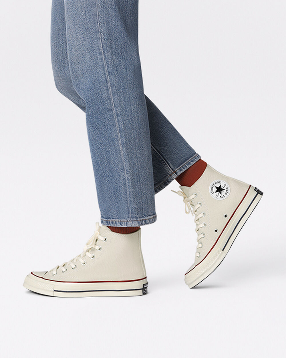 Converse Chuck 70 Női Tornacipő Khaki Sötétpiros Fehér | Magyarország-54630