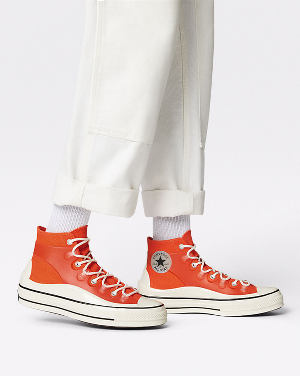 Converse Chuck 70 Női Tornacipő Narancssárga Fehér Fekete | Magyarország-73021