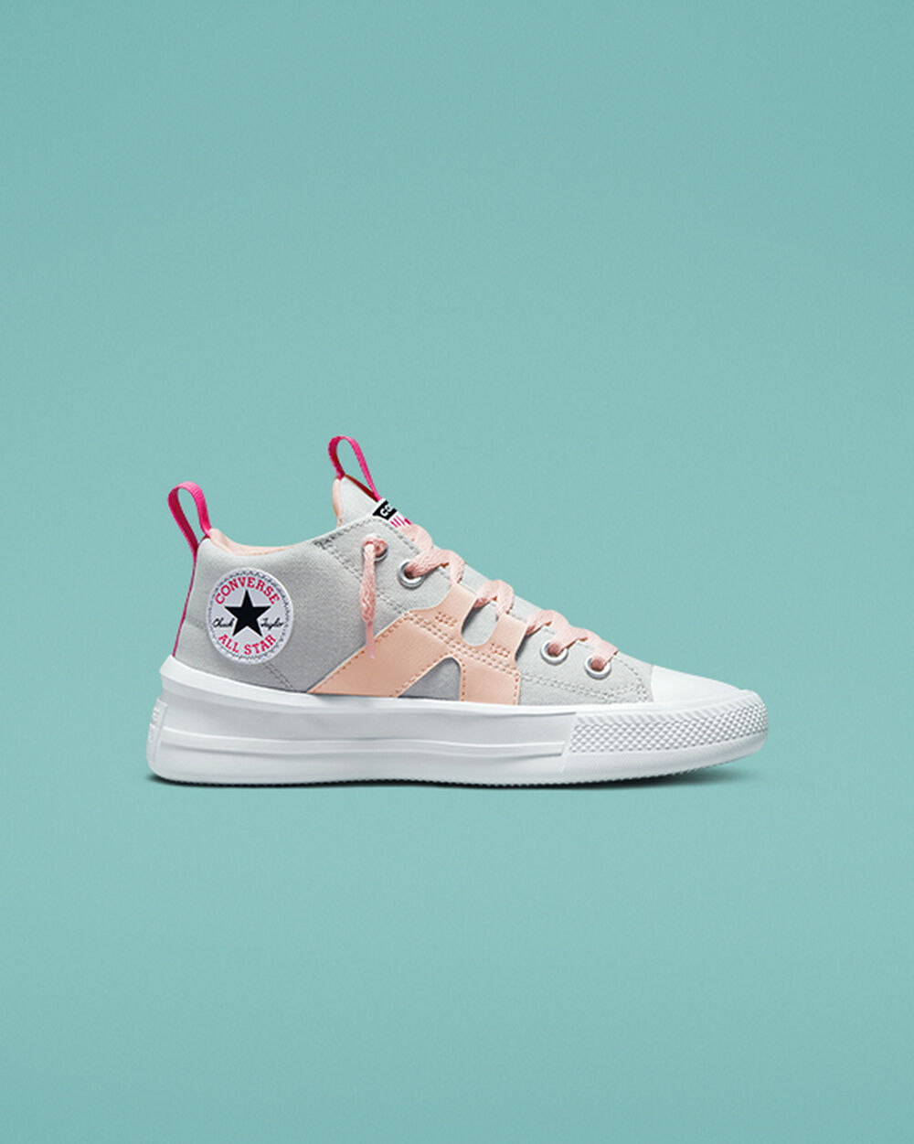 Converse Chuck Taylor All Star Fiú Tornacipő Világos Szürke Rózsaszín | Magyarország-83641