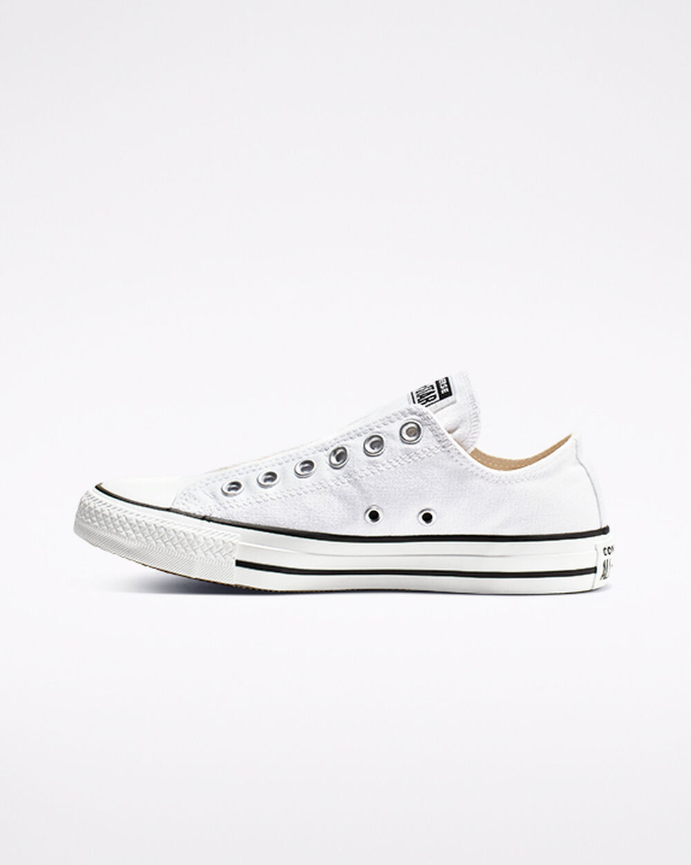 Converse Chuck Taylor All Star Férfi Slip On Fehér Fekete Fehér | Magyarország-6329