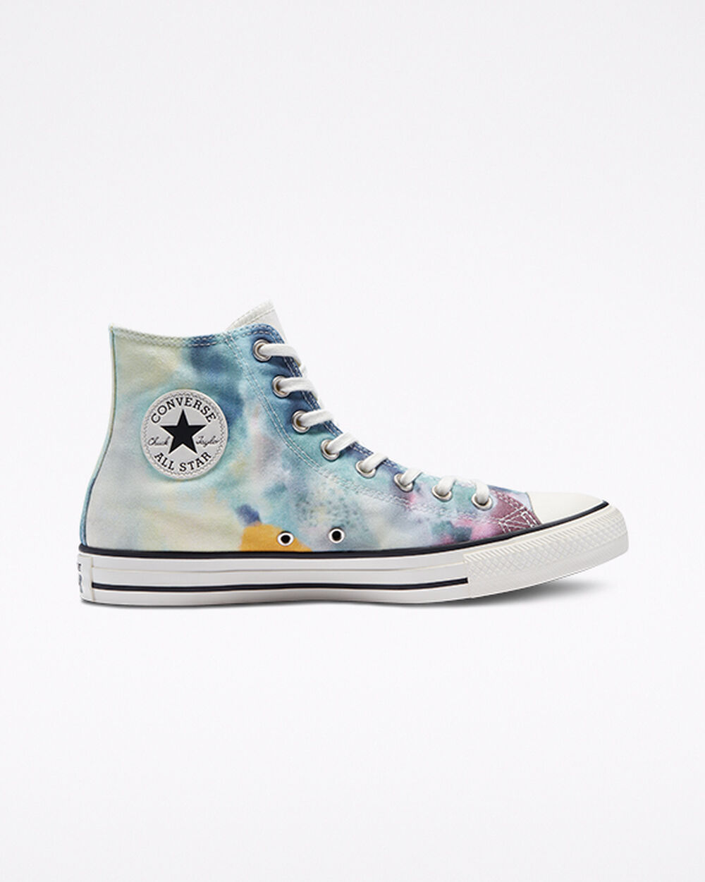 Converse Chuck Taylor All Star Férfi Tornacipő Fehér Színes Fekete | Magyarország-2479