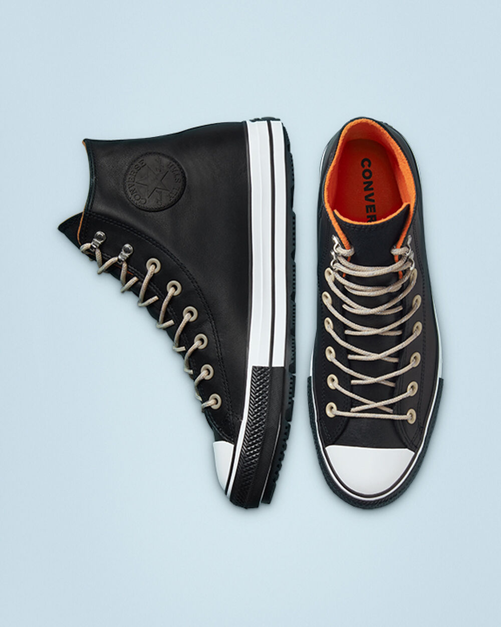 Converse Chuck Taylor All Star Férfi Téli Csizma Fekete Fehér Fekete | Magyarország-58132