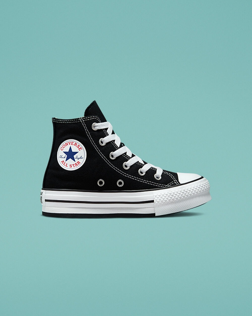 Converse Chuck Taylor All Star Lány Tornacipő Fekete Fehér Fekete | Magyarország-81473