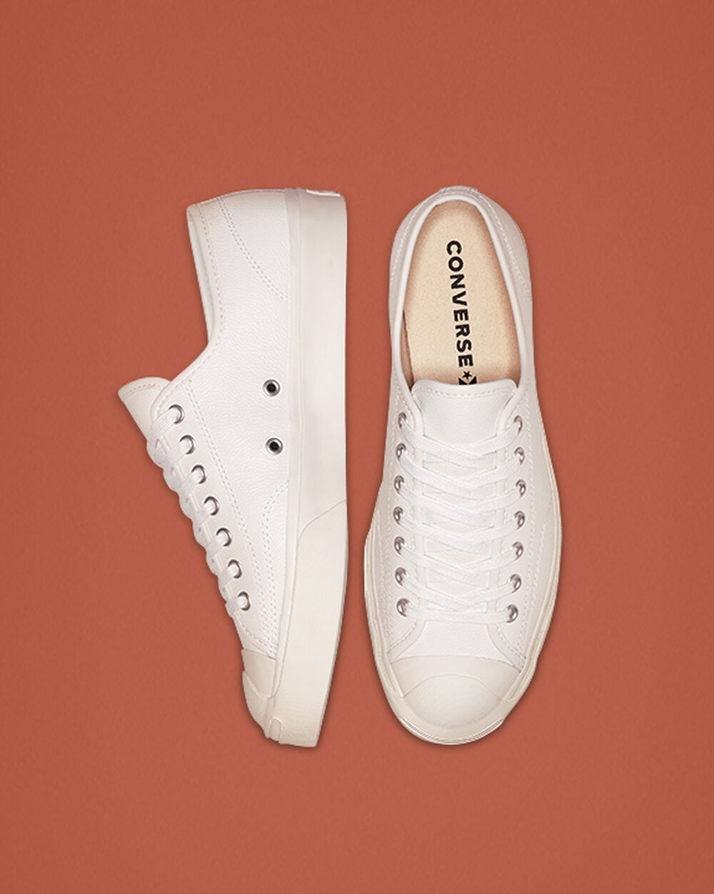 Converse Jack Purcell Férfi Tornacipő Fehér Fehér | Magyarország-03912