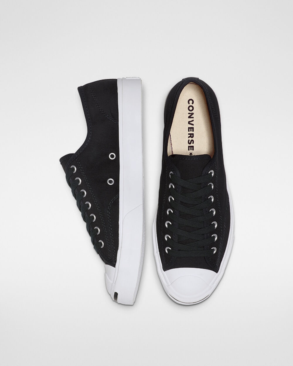 Converse Jack Purcell Férfi Tornacipő Fekete Fehér Fekete | Magyarország-90614