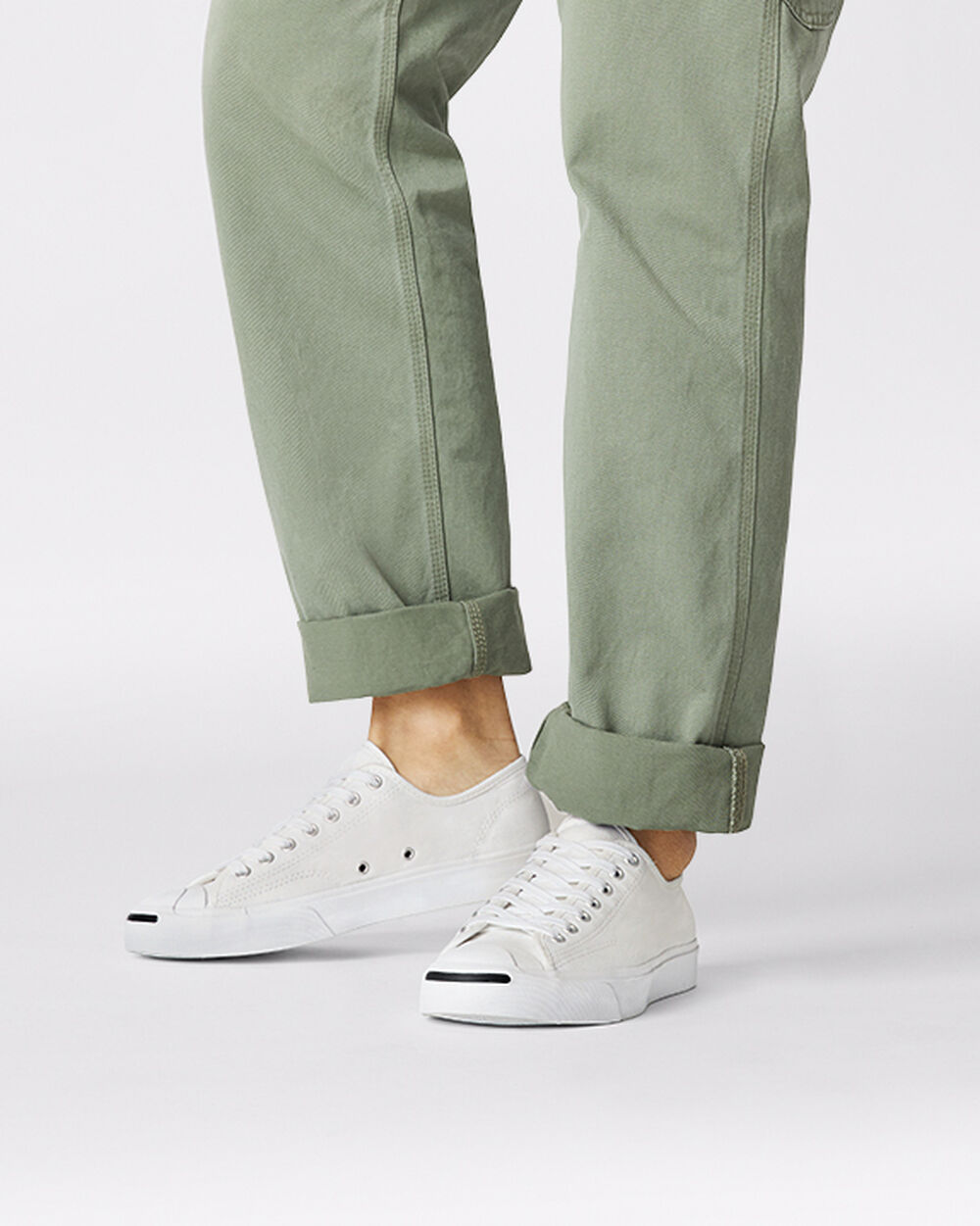 Converse Jack Purcell Női Tornacipő Fehér Fekete | Magyarország-83594