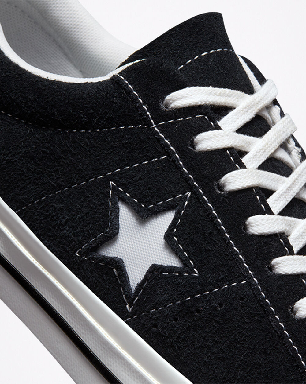 Converse One Star Férfi Tornacipő Fekete Fehér | Magyarország-13872