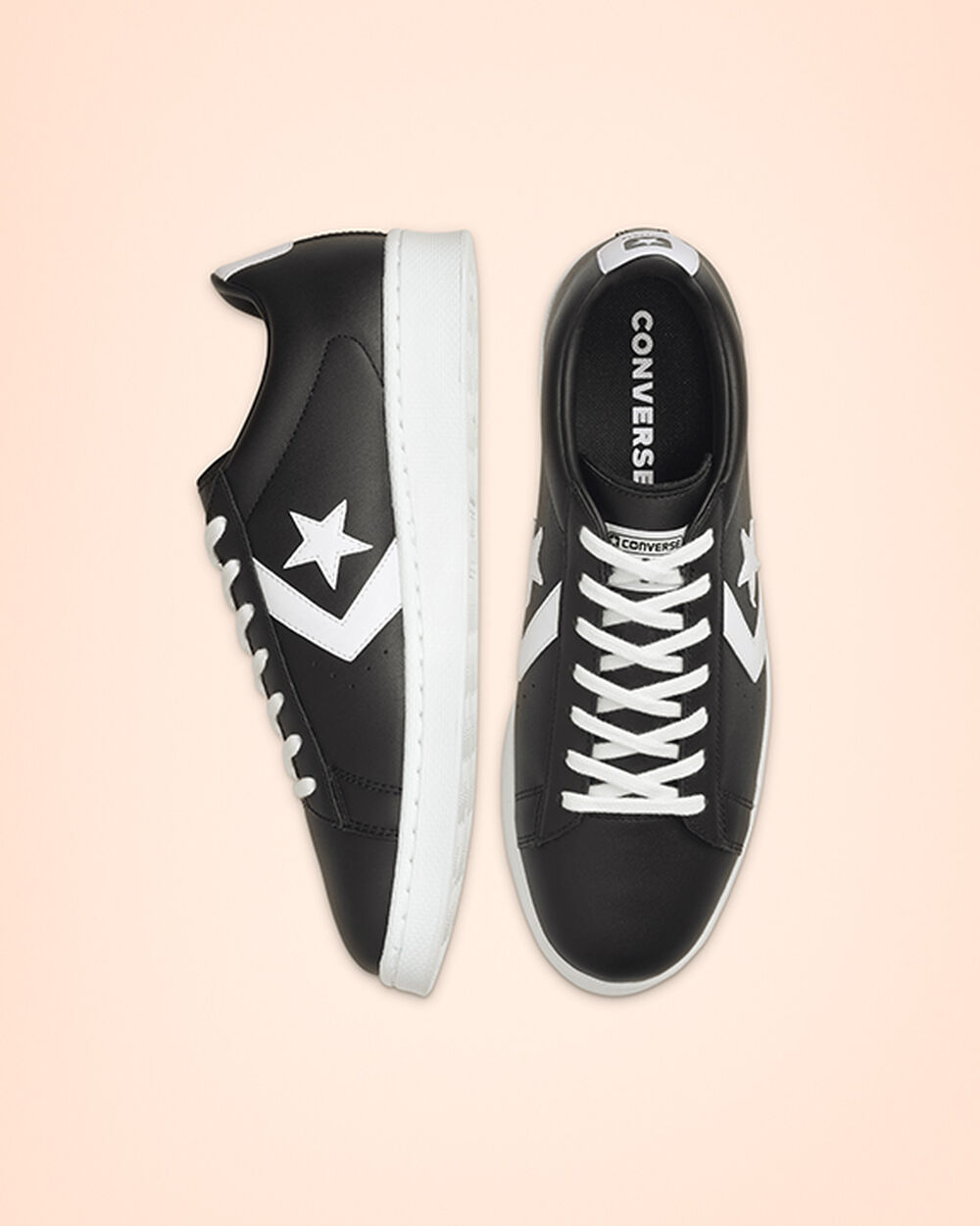 Converse Pro Férfi Tornacipő Fekete Fehér | Magyarország-48307